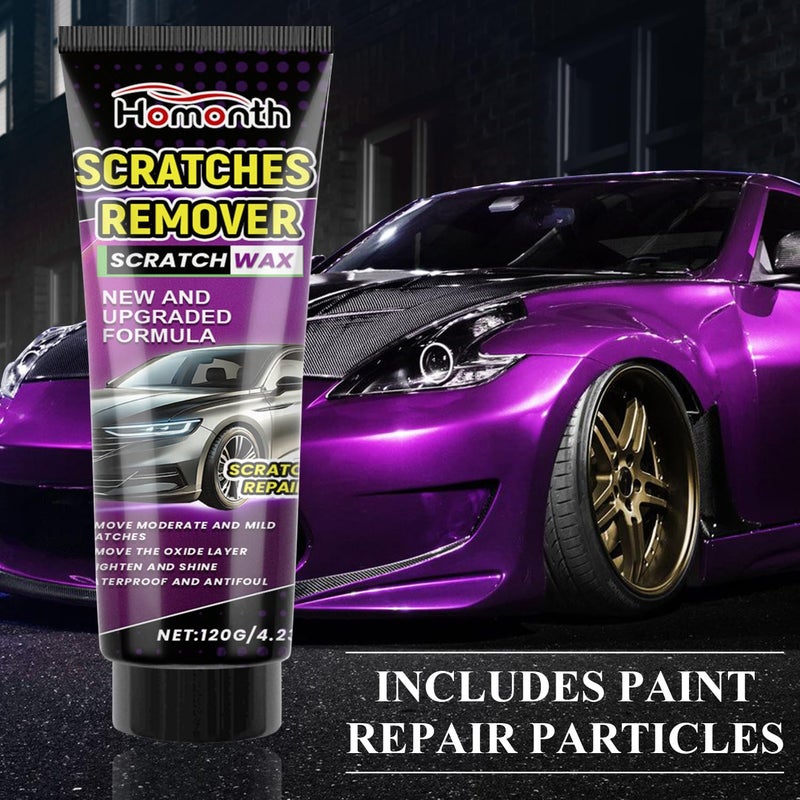 enterlent Nano Sparkle Cloth Car Scratch Remover Set,Magic Nano Sparkle Cleaning Cloth Car Scratch Remover,Nano Sparkle Cloth and Car Scratch Repair Paste for Deep Scratch Repair - Image 5